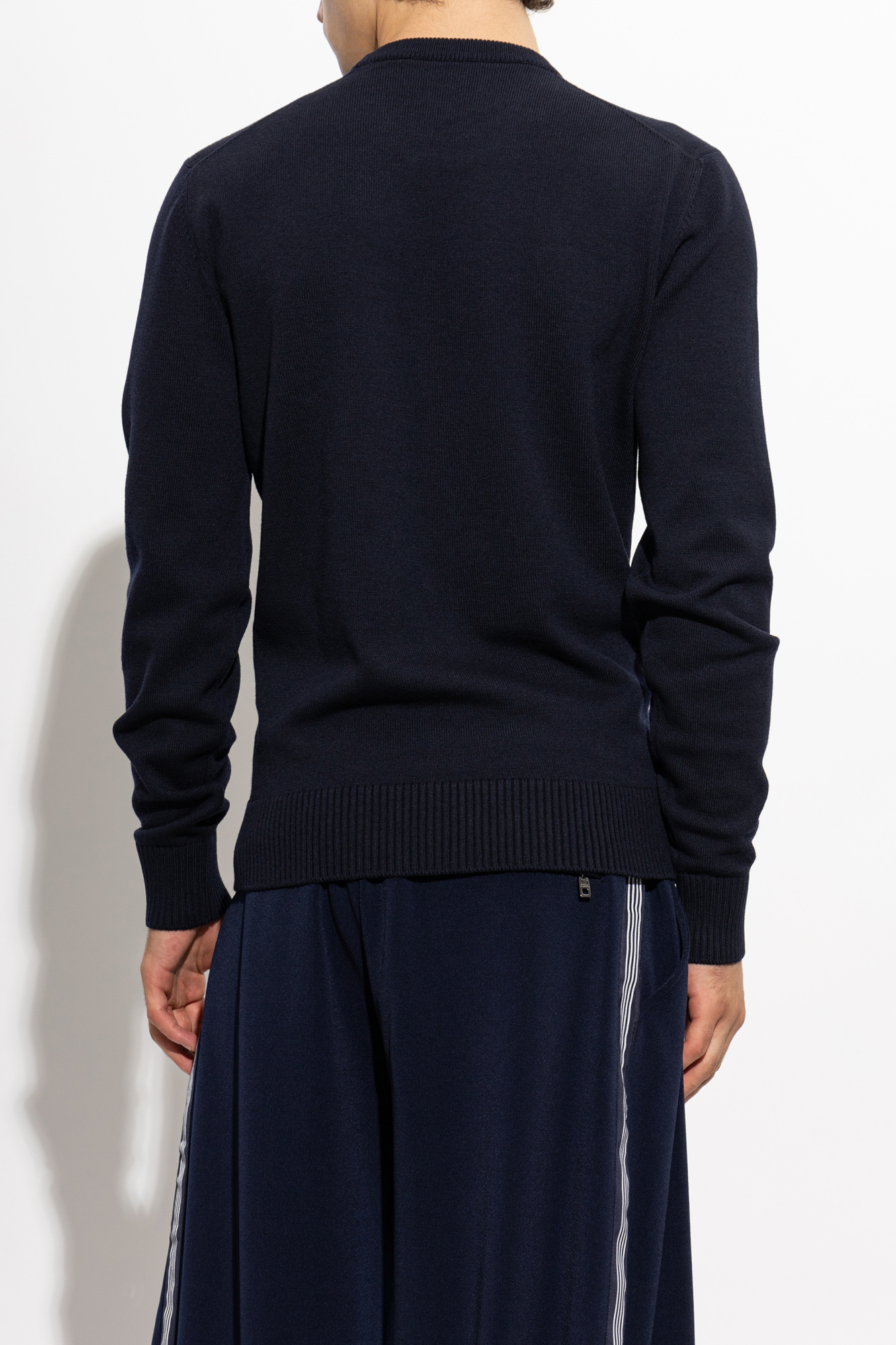 Dolce & Gabbana Wool sweater with embroidered logo | Men's | Vitkac